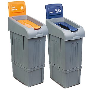 Κάδοι ανακύκλωσης πλαστικοί 80 lt
