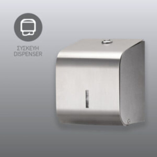 Συσκευή υγείας Mars interfold τοίχου single decor inox 183 Συσκευή υγείας Mars interfold τοίχου single decor inox 183