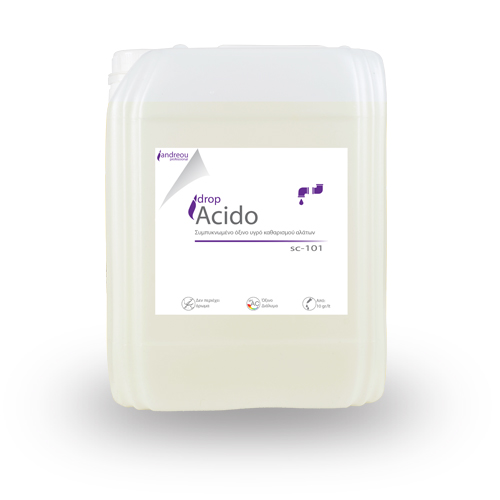 Drop Acido SC-101-Υγρό καθαρισμού αλάτων πλυντηρίου Drop Acido SC-101-Υγρό καθαρισμού αλάτων πλυντηρίου